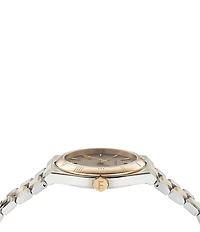 Salvatore Ferragamo Men's Vega Upper East Quartz Analog Two Tone Stainless Steel Bracelet Watch
