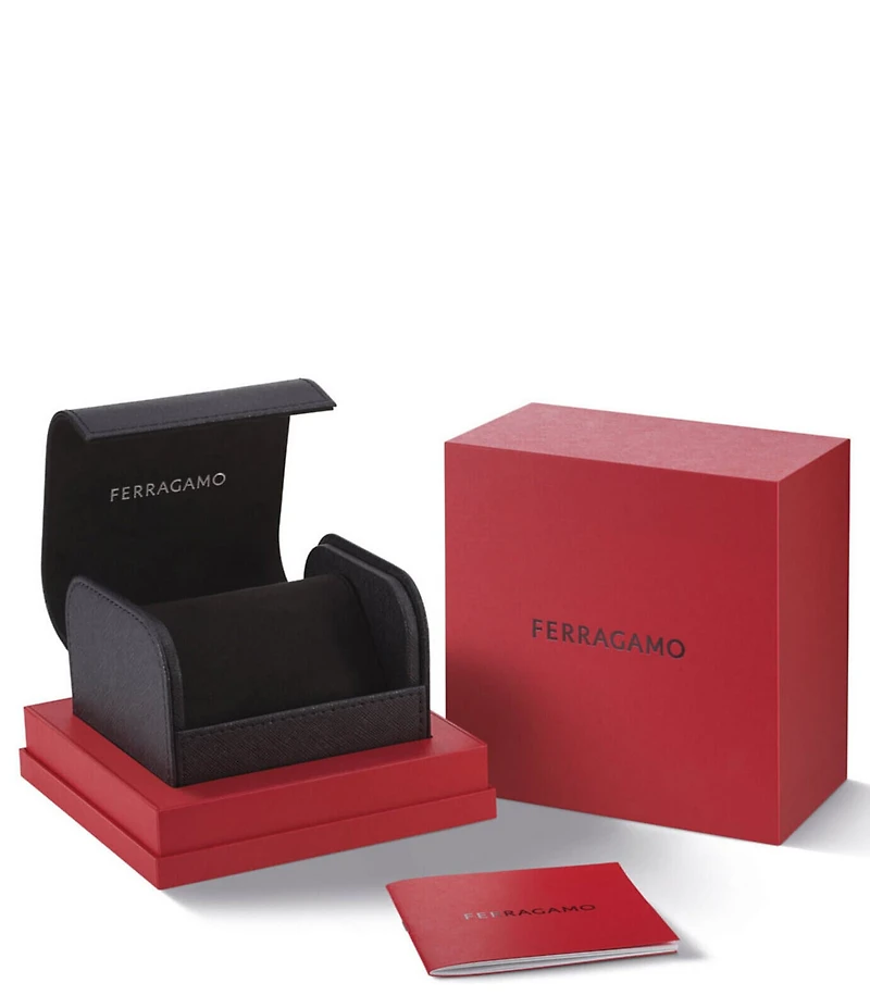 Salvatore Ferragamo Men's Vega Upper East Quartz Analog Two Tone Stainless Steel Bracelet Watch