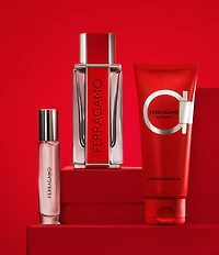 Salvatore Ferragamo Red Leather Eau de Parfum 3-Piece Gift Set