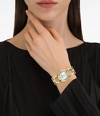 Salvatore Ferragamo Women's Double Gancini Quartz Analog Bracelet Watch