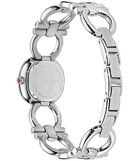 Salvatore Ferragamo Women's Double Gancini Quartz Analog Stainless Steel Bracelet Watch