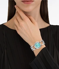 Salvatore Ferragamo Women's Double Gancini Quartz Analog Stainless Steel Bracelet Watch
