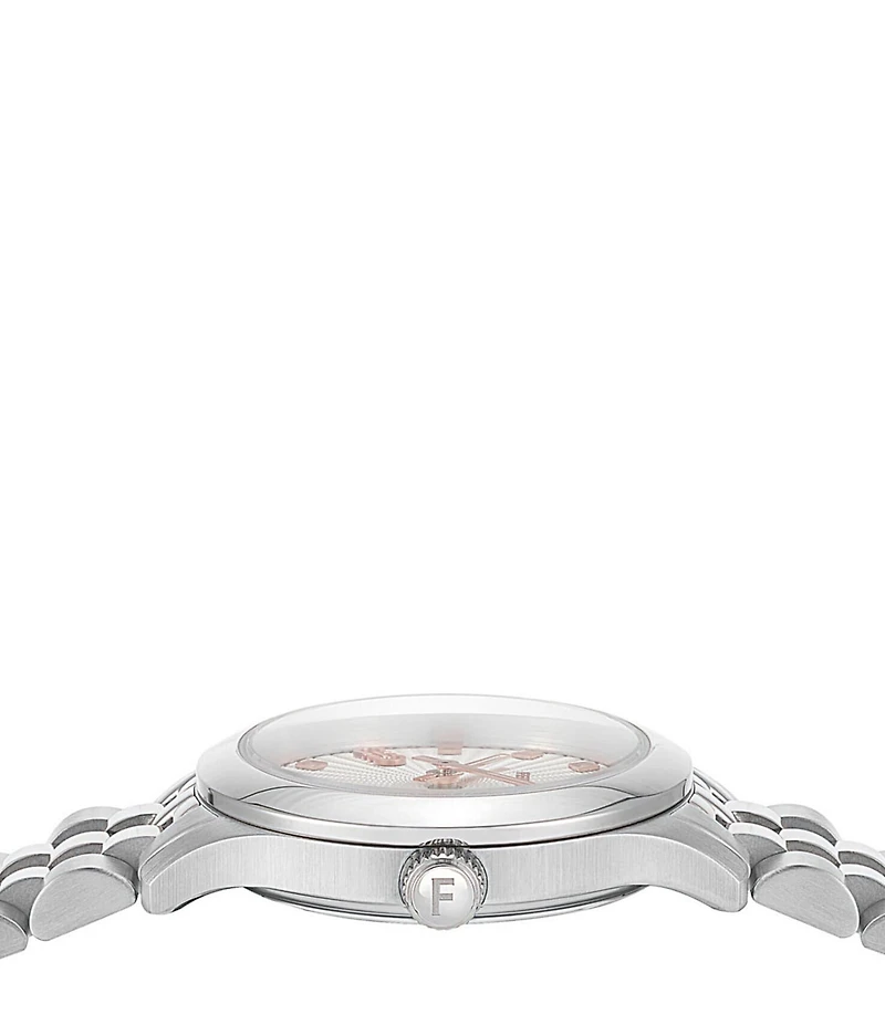 Salvatore Ferragamo Women's Duo Mini Quartz Analog Stainless Steel Bracelet Watch