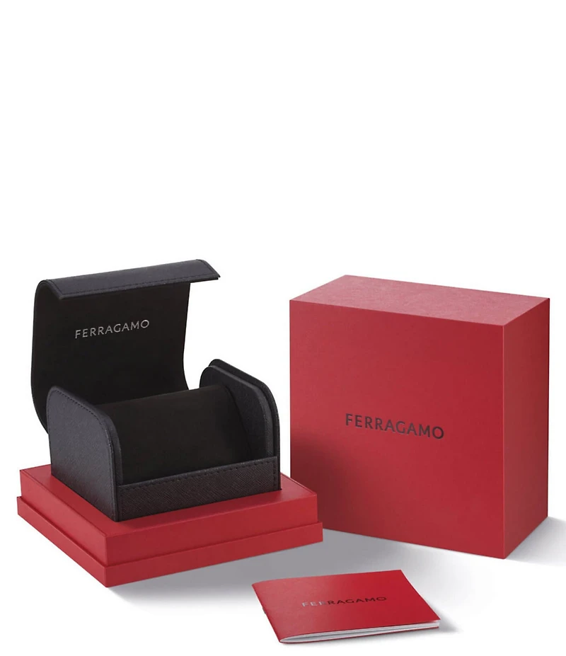 Salvatore Ferragamo Women's Duo Mini Quartz Analog Two Tone Stainless Steel Bracelet Watch