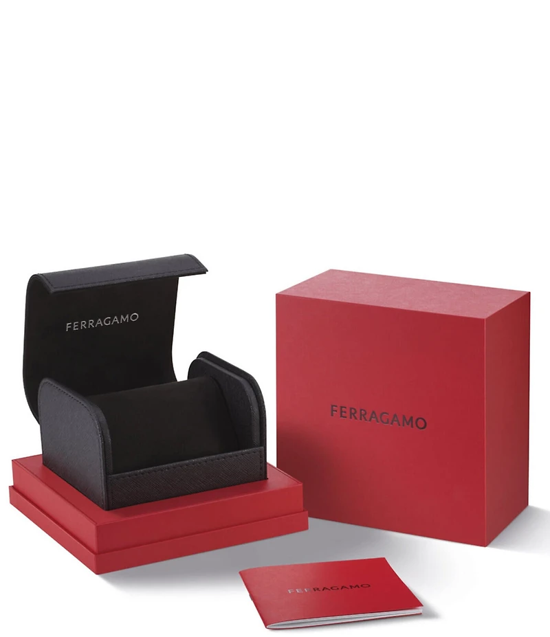 Salvatore Ferragamo Women's Ferragamo Asymetrique Quartz Analog Gold Tone Stainless Steel Bracelet Watch