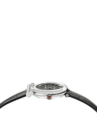 Salvatore Ferragamo Women's Gancini Twisted Quartz Analog Leather Strap Watch