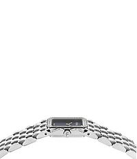 Salvatore Ferragamo Women's Ferragamo Entrelace Crystal Quartz Analog Stainless Steel Bracelet Watch