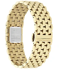Salvatore Ferragamo Women's Ferragamo Entrelace Quartz Analog Gold Tone Stainless Steel Bracelet Watch