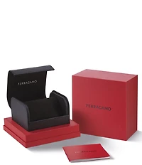 Salvatore Ferragamo Women's Ferragamo Entrelace Quartz Analog Gold Tone Stainless Steel Bracelet Watch