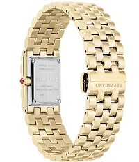 Salvatore Ferragamo Women's Secret Quartz Analog Gold Tone Stainless Steel Bracelet Watch