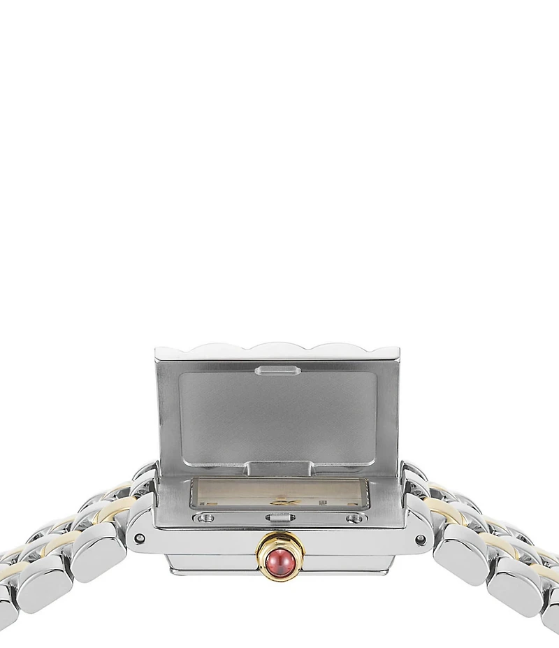 Salvatore Ferragamo Women's Secret Quartz Analog Two Tone Stainless Steel Bracelet Watch