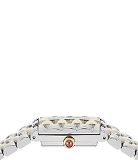 Salvatore Ferragamo Women's Secret Quartz Analog Two Tone Stainless Steel Bracelet Watch