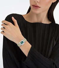 Salvatore Ferragamo Women's Secret Quartz Analog Two Tone Stainless Steel Bracelet Watch