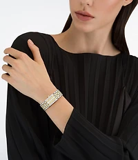 Salvatore Ferragamo Women's Secret Quartz Analog Two Tone Stainless Steel Bracelet Watch