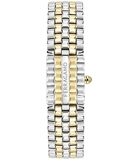 Salvatore Ferragamo Women's Secret Quartz Analog Two Tone Stainless Steel Bracelet Watch