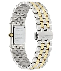 Salvatore Ferragamo Women's Secret Quartz Analog Two Tone Stainless Steel Bracelet Watch