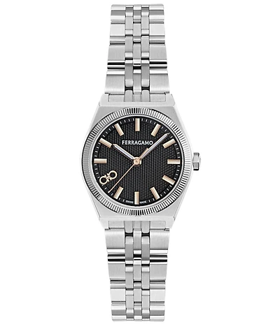 Salvatore Ferragamo Women's Vega New Quartz Analog Stainless Steel Bracelet Watch