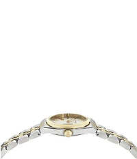 Salvatore Ferragamo Women's Vega New Quartz Analog Two Tone Stainless Steel Bracelet Watch