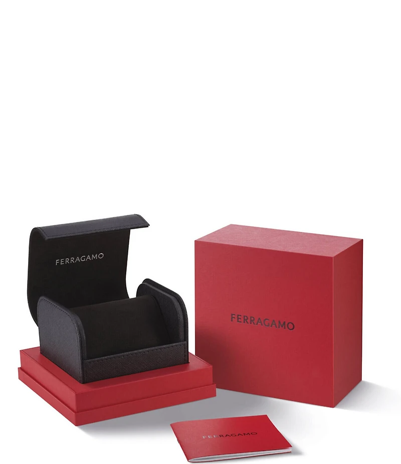 Salvatore Ferragamo Women's Vega Quartz Analog Two Tone Stainless Steel Bracelet Watch