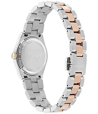 Salvatore Ferragamo Women's Vega Upper East Quartz Analog Two Tone Stainless Steel Bracelet Watch