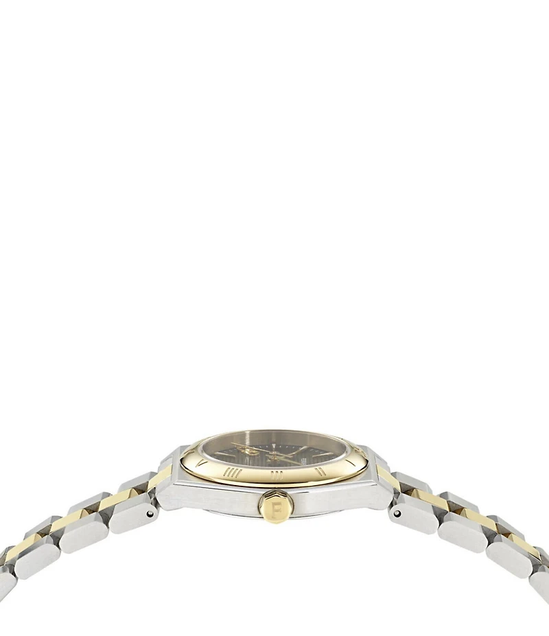 Salvatore Ferragamo Women's Vega Upper East Quartz Analog Two Tone Stainless Steel Bracelet Watch