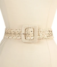 Sam Edelman 1.75#double; Braided Leather Belt