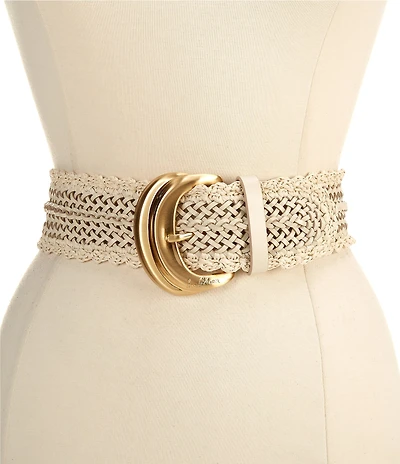 Sam Edelman 2.5#double; Woven Braided Wide Belt