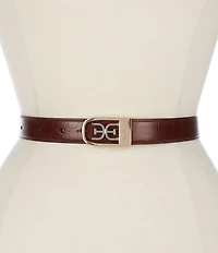 Sam Edelman 25mm Logo Clasp Reversible Belt