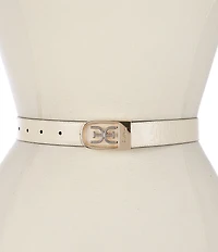 Sam Edelman 25mm Logo Clasp Reversible Belt