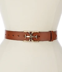 Sam Edelman 33MM Logo Plaque Belt