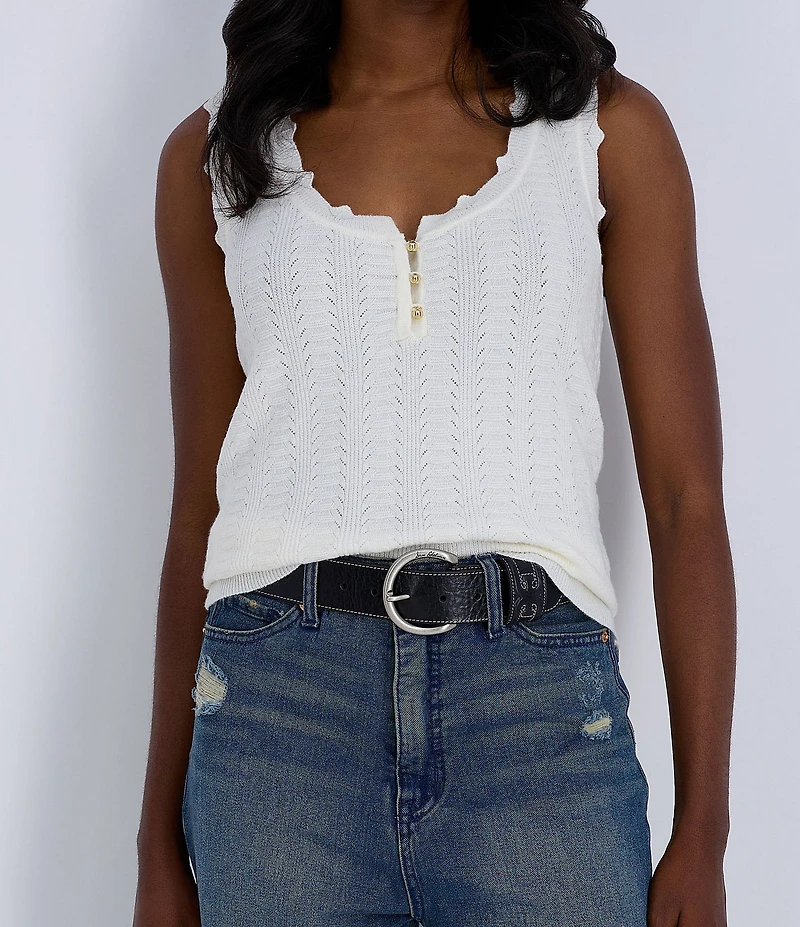 Sam Edelman 40mm Oval Prong Belt