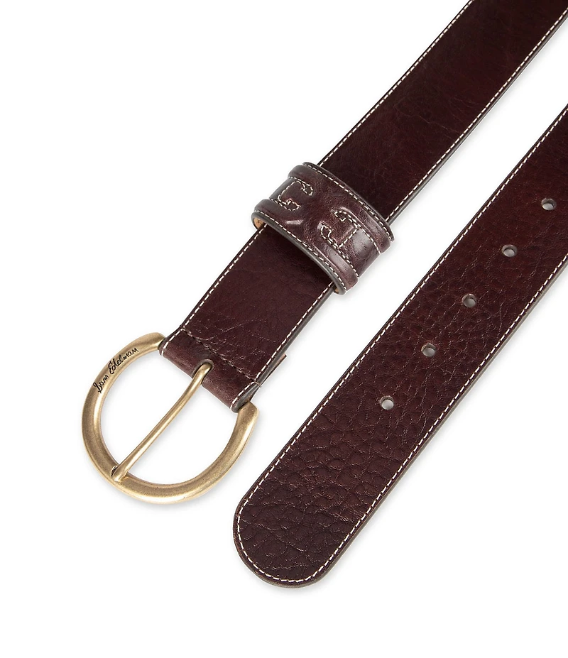 Sam Edelman 40mm Oval Leather Belt