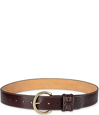 Sam Edelman 40mm Oval Leather Belt