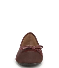 Sam Edelman Alie Cap Toe Calf Hair Bow Ballet Flats