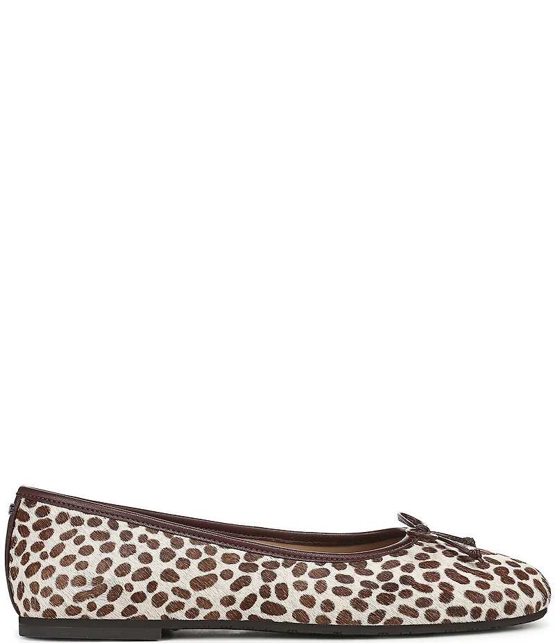 Sam Edelman Alie Cheetah Print Calf Hair Ballet Flats