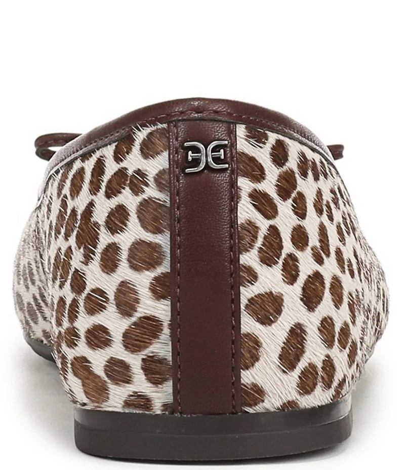 Sam Edelman Alie Cheetah Print Calf Hair Ballet Flats