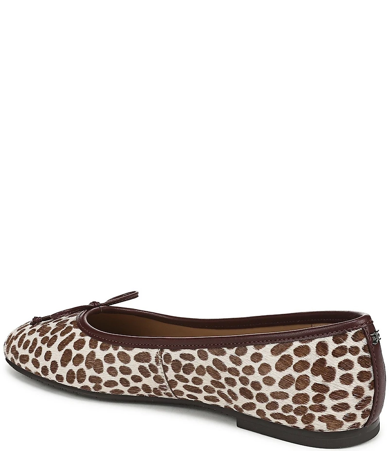 Sam Edelman Alie Cheetah Print Calf Hair Ballet Flats