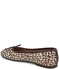Sam Edelman Alie Cheetah Print Calf Hair Ballet Flats