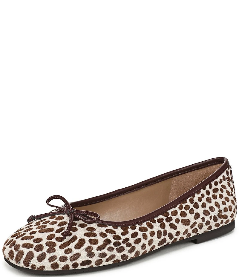 Sam Edelman Alie Cheetah Print Calf Hair Ballet Flats