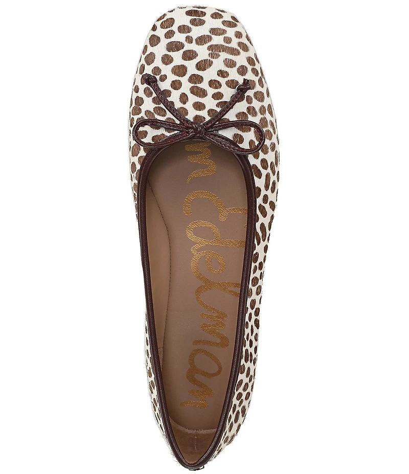 Sam Edelman Alie Cheetah Print Calf Hair Ballet Flats