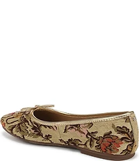Sam Edelman Alie Floral Fabric Bow Detail Ballet Flats
