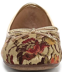 Sam Edelman Alie Floral Fabric Bow Detail Ballet Flats