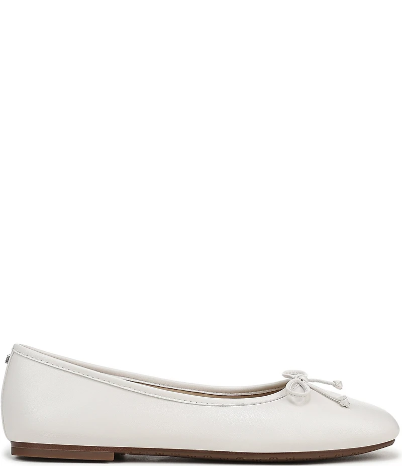 Sam Edelman Alie Leather Bow Detail Ballet Flats