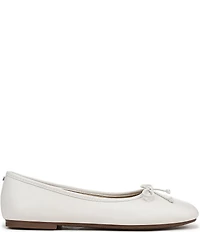 Sam Edelman Alie Leather Bow Detail Ballet Flats
