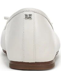 Sam Edelman Alie Leather Bow Detail Ballet Flats
