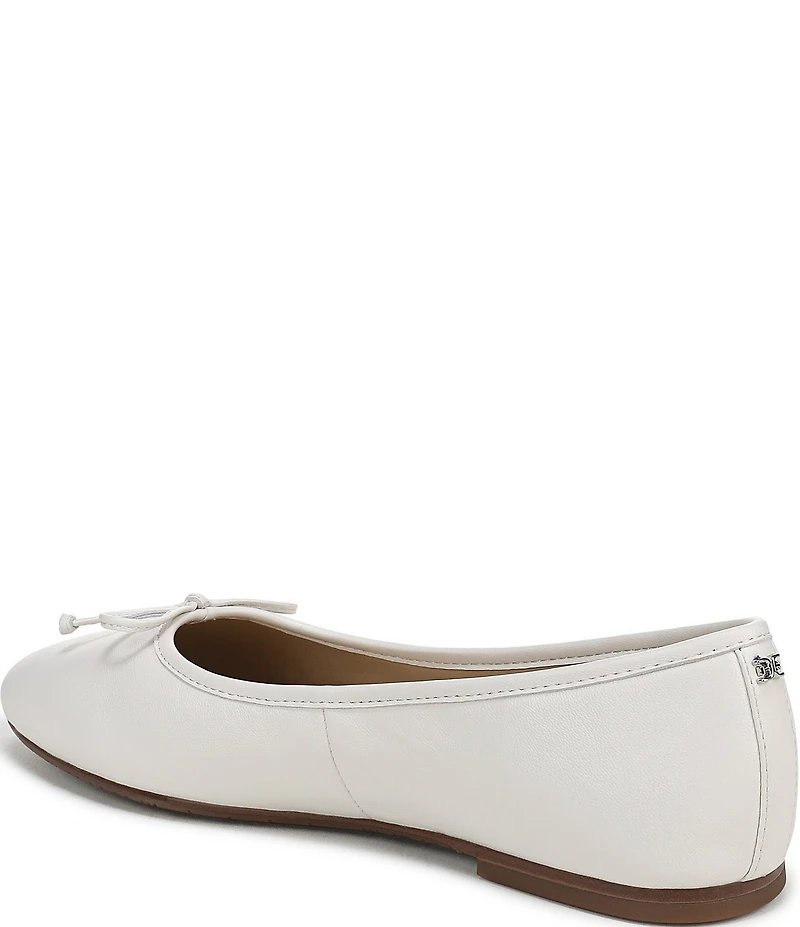 Sam Edelman Alie Leather Bow Detail Ballet Flats