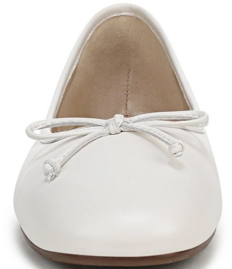 Sam Edelman Alie Leather Bow Detail Ballet Flats