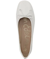 Sam Edelman Alie Leather Bow Detail Ballet Flats