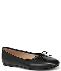 Sam Edelman Alie Leather Bow Detail Ballet Flats