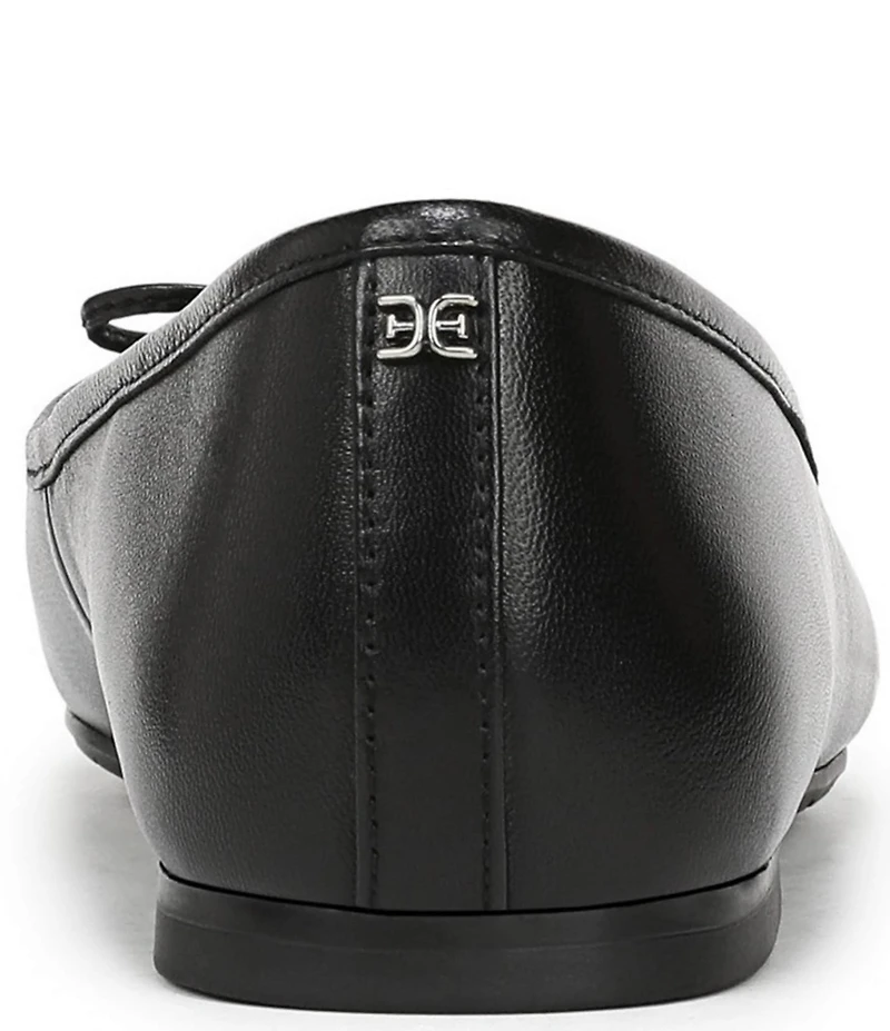 Sam Edelman Alie Leather Bow Detail Ballet Flats